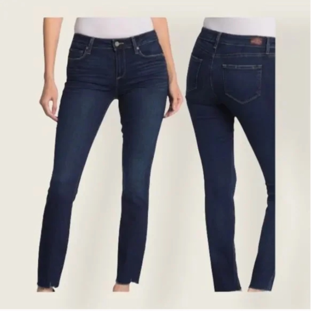 PAIGE Raw Hem Verdugo Ankle Jeans